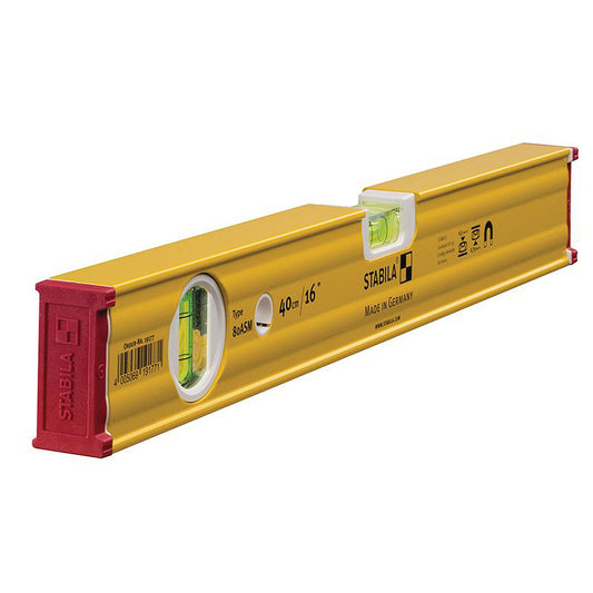 Stabila STB80ASM-40 80ASM 16"/40cm Magnetic Level 2 Vial - 19177