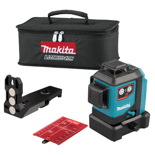 Makita SK700DZ 12V Max CXT 25m Red Multi-Line Laser Level 360° In Bag