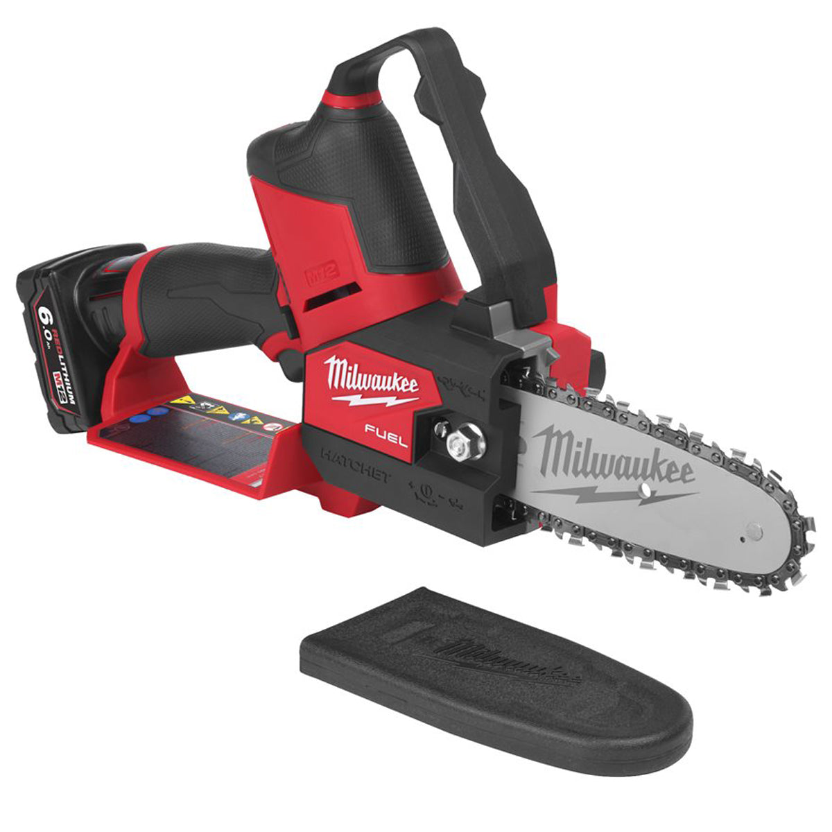 Milwaukee M12FHS-602X M12 Fuel 12V Brushless Hatchet Pruning Saw with 2 x 6.0Ah Batteries & Charger in Case 4933472213