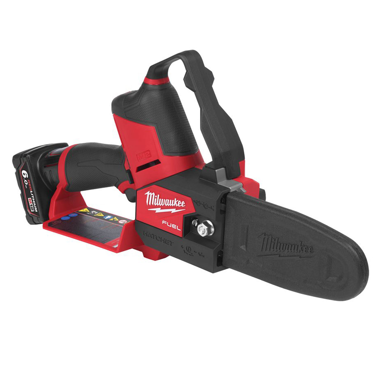 Milwaukee M12FHS-602X M12 Fuel 12V Brushless Hatchet Pruning Saw with 2 x 6.0Ah Batteries & Charger in Case 4933472213