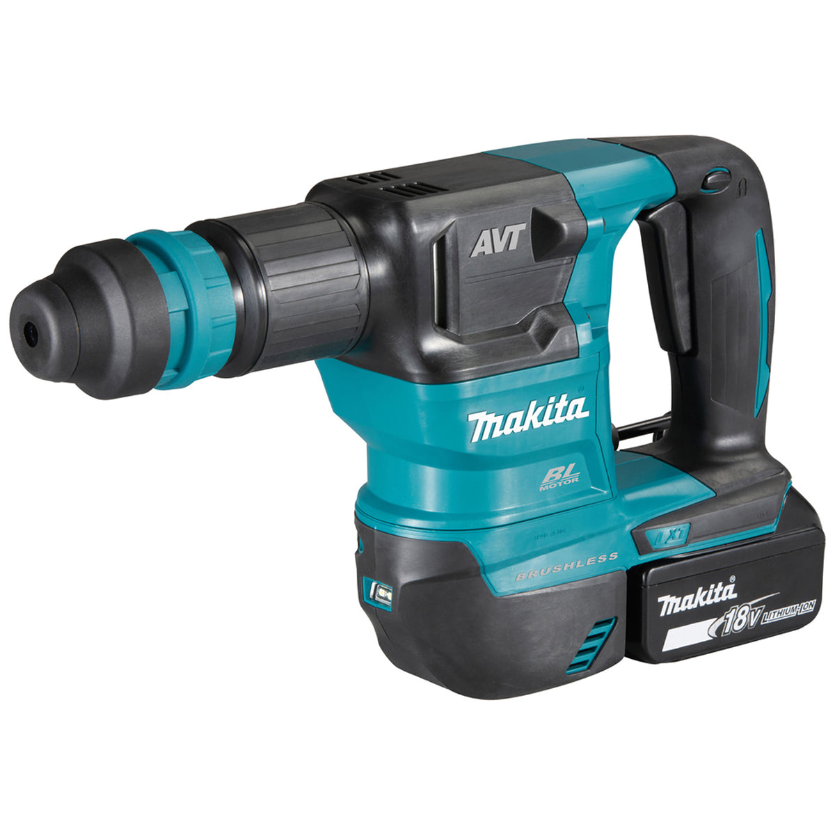 Makita DHK180RTJ 18V LXT Brushless SDS-PLUS Power Scraper With 2 x 5.0Ah Batteries, Charger In Case