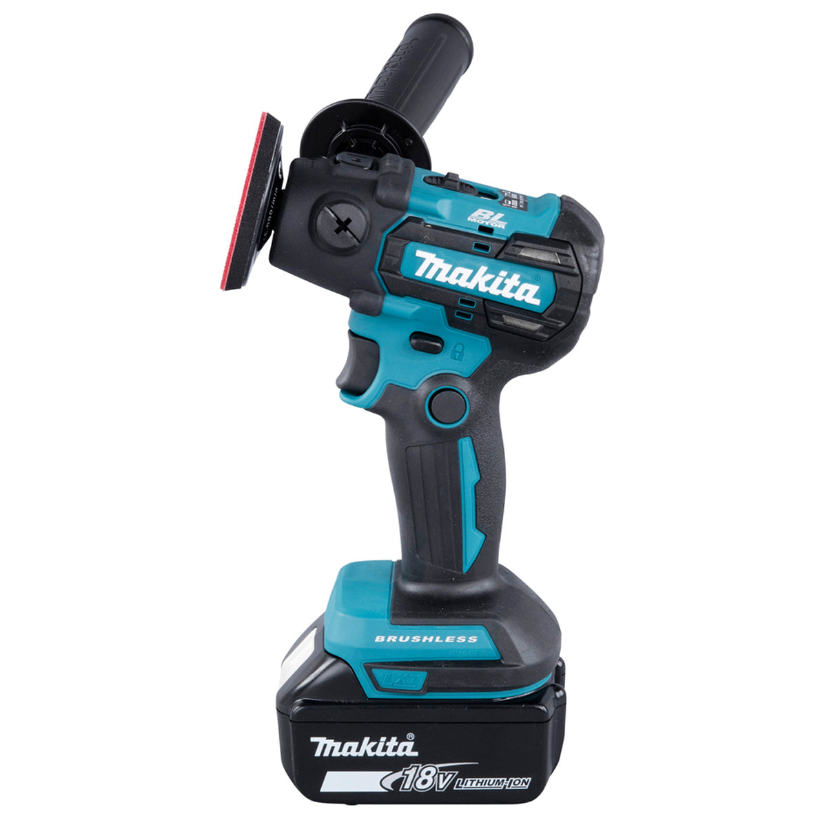 Makita DPV300RTJ 18V LXT Brushless Sander / Polisher With 2 x 5.0Ah Batteries, Charger In Case