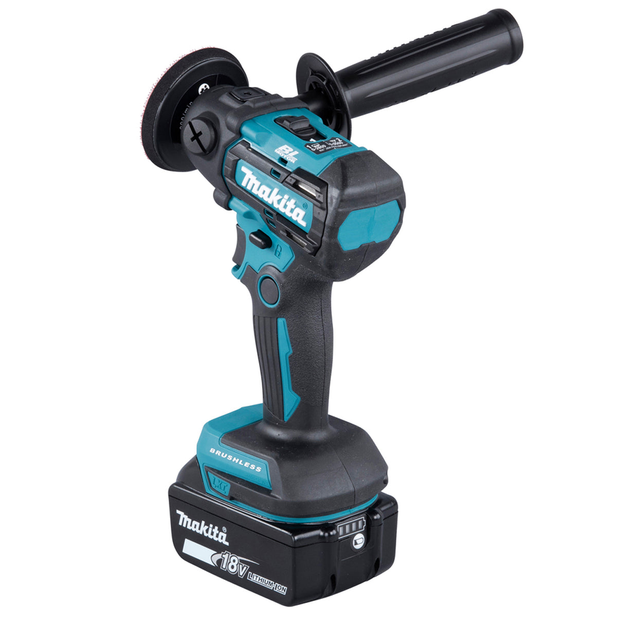 Makita DPV300RTJ 18V LXT Brushless Sander / Polisher With 2 x 5.0Ah Batteries, Charger In Case