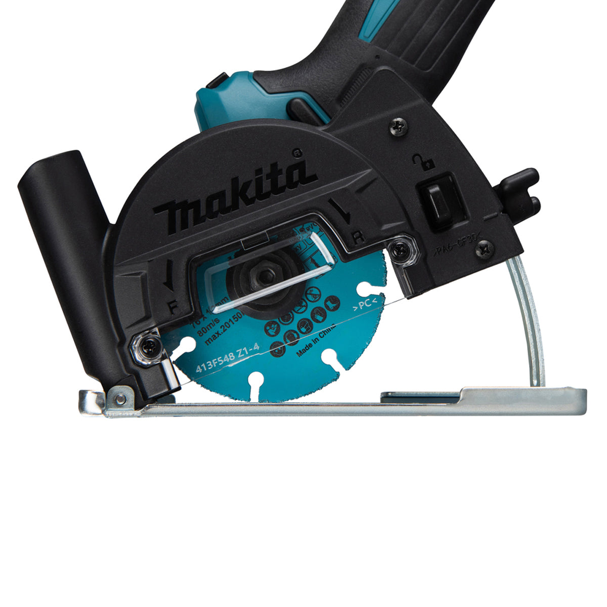 Makita DMC300RTJ 18V LXT Brushless 76mm Cut-off Saw With 2 x 5.0Ah Batteries, Charger In Case