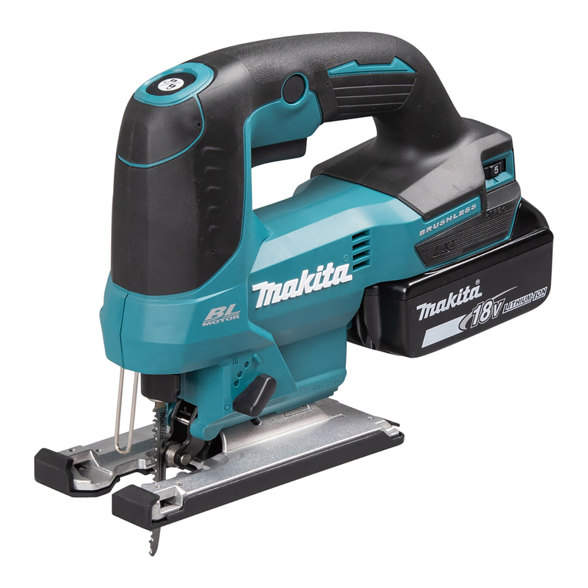 Makita DJV184RTJ 18V LXT Brushless Jigsaw With 2 x 5.0Ah Batteries, Charger In Case