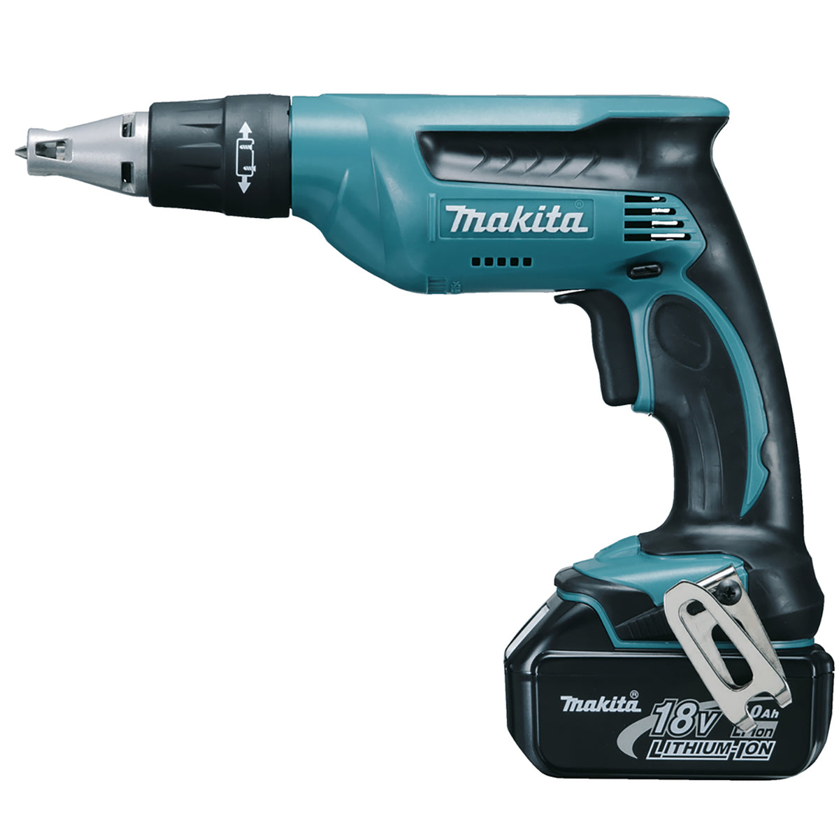 Makita DFS451RTJ 18V LXT Drywall Screwdriver With 2 x 5.0Ah Batteries, Charger In Case