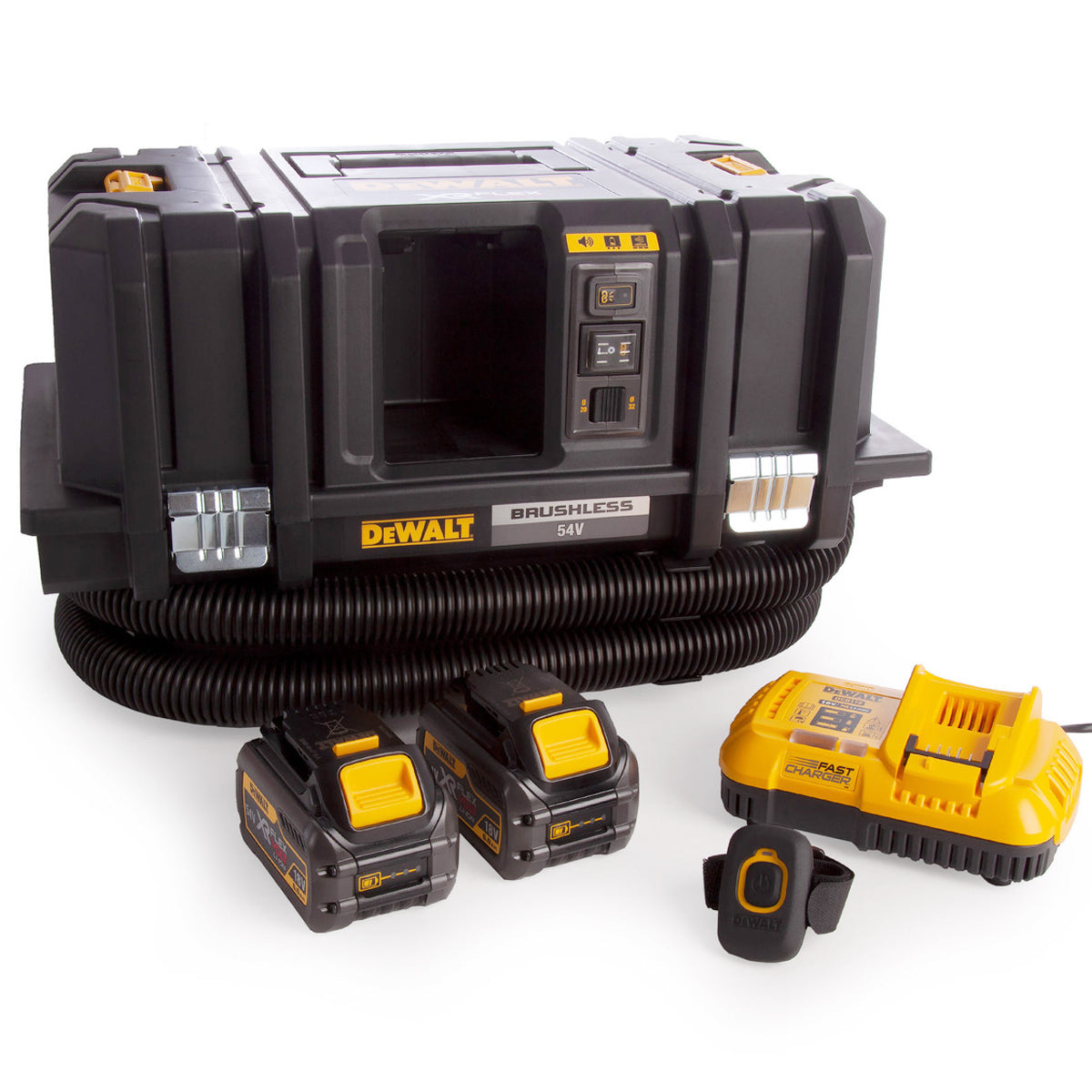 Dewalt DCV586MT2 54V Flexvolt Brushless M-Class Dust Extractor with 2 x 6.0Ah Batteries & Charger