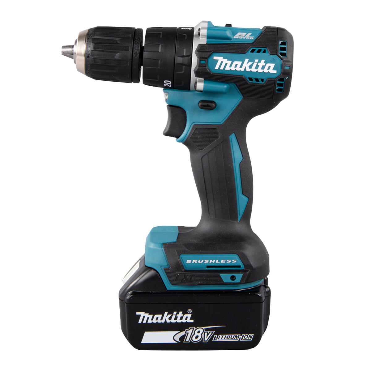 Makita DHP487SF 18V LXT Brushless Combi Drill With 1 x 3.0Ah Battery & Charger