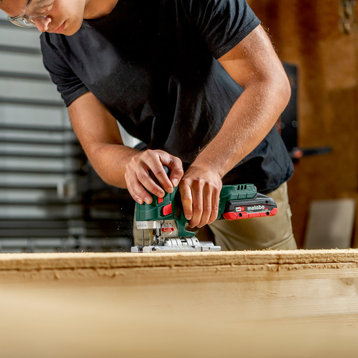 Metabo STA 18 LTX 150 BL 18V Brushless Body Grip Jigsaw with 1 x 5.2Ah Battery Charger & Metabox