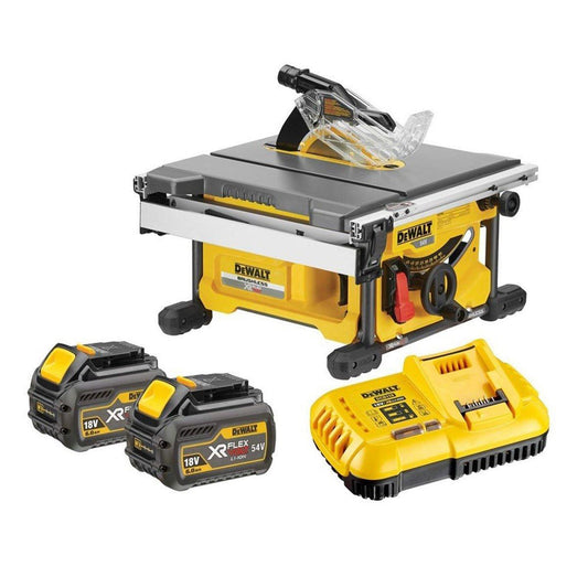 Dewalt DCS7485T2 54V Flexvolt Brushless 210mm Table Saw with 2 x 6.0Ah Batteries & Charger
