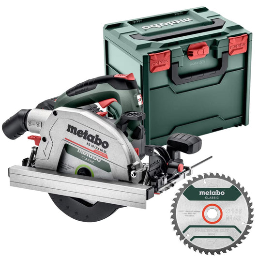 Metabo KS 18 LTX 66 BL 18V Brushless 165mm Circular Saw with Metabox & Wood Blade