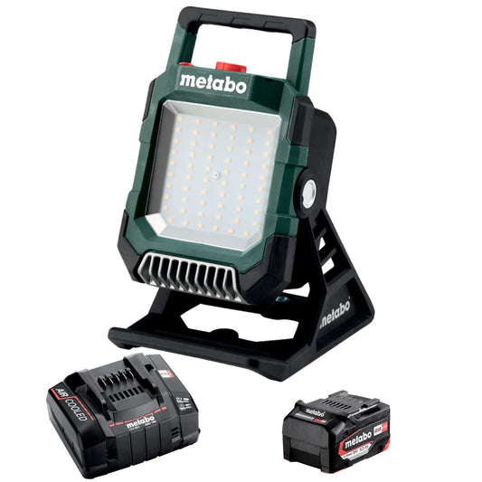 Metabo BSA 18 LED 4000 18V Site Light with 1 x 5.2Ah Battery & Charger