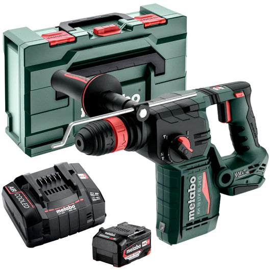 Metabo KH 18 LTX BL 24 Q 18V Brushless SDS+ Combination Hammer Drill with 1 x 5.2Ah Battery Charger & Metabox
