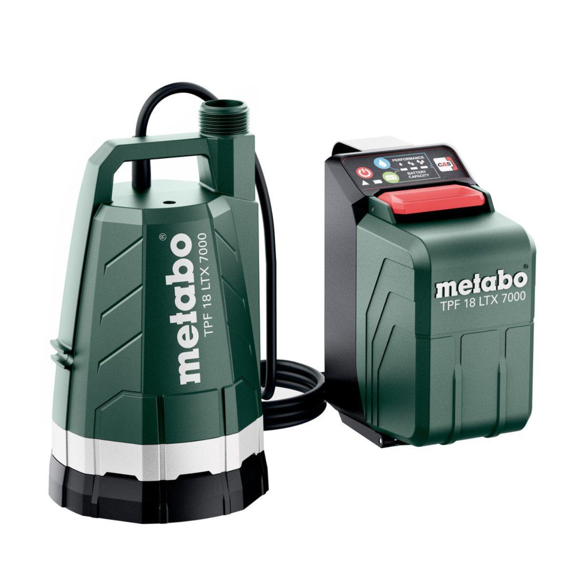 Metabo TPF 18 LTX 7000 18V Submersible Pump with 1 x 5.2Ah Battery & Charger