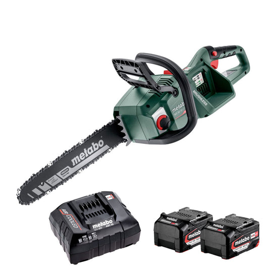 Metabo MS 36-18 LTX BL 40 36V Brushless 40cm Chainsaw with 2 x 4.0Ah Battery & Charger