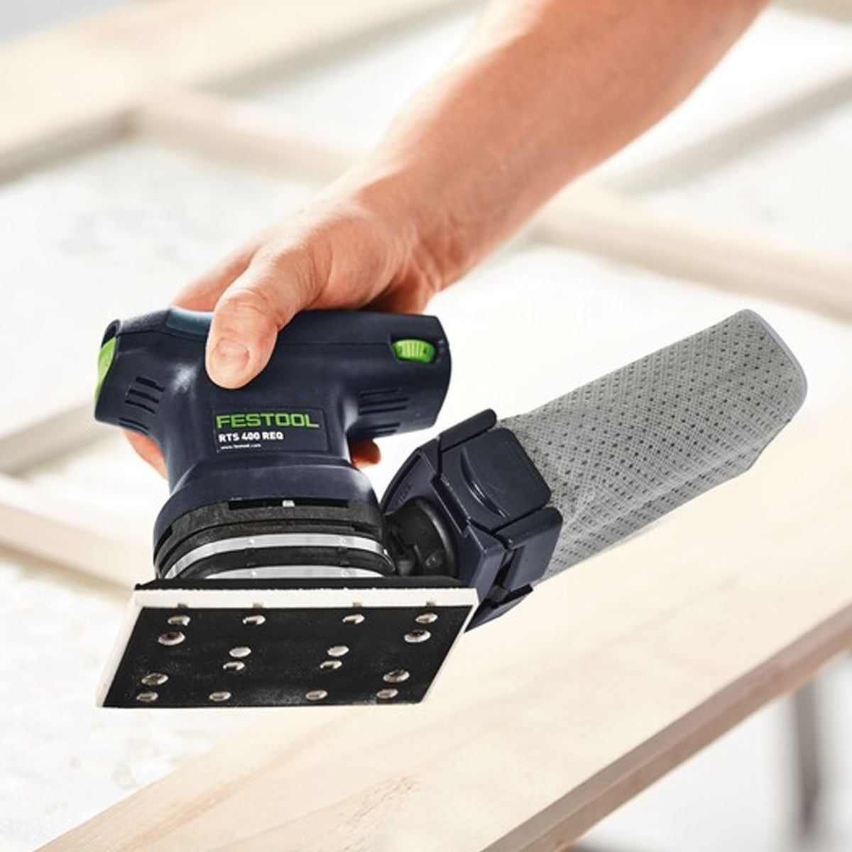 Festool RUTSCHER RTS 400 REQ-Plus Orbital Sander 230V GB With Systainer - 576053