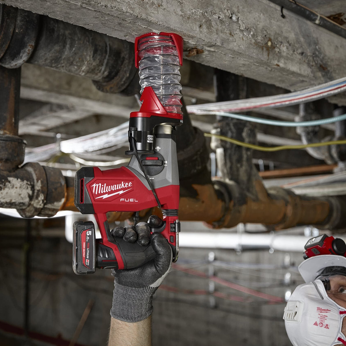 Milwaukee M12FHAC16-0 12V Fuel Brushless 4-Mode SDS+ Hammer Drill with 1 x 2.5Ah Battery & Charger