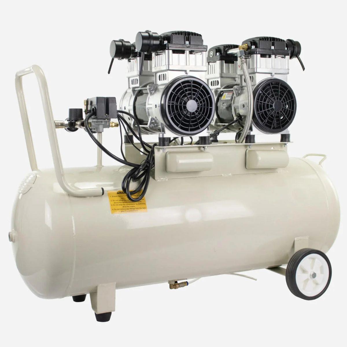 Hyundai HY2150100 100L Oil Free Low Noise Electric Air Compressor 145psi Direct Drive 1500W/230V