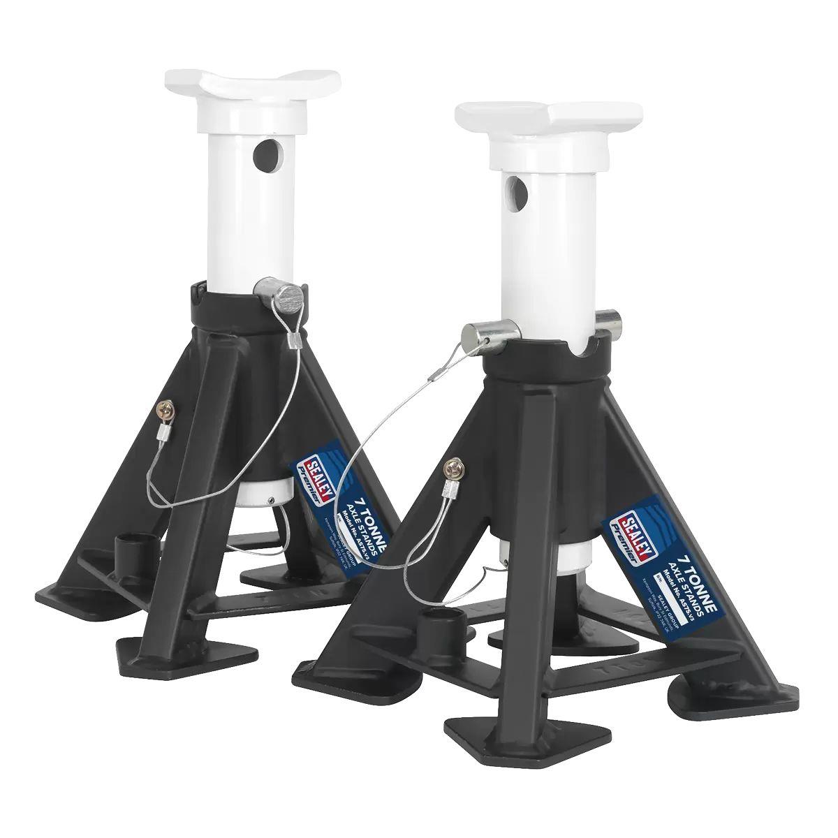 Sealey AS7S Short Axle Stands (Pair) 7 Tonne Capacity per Stand