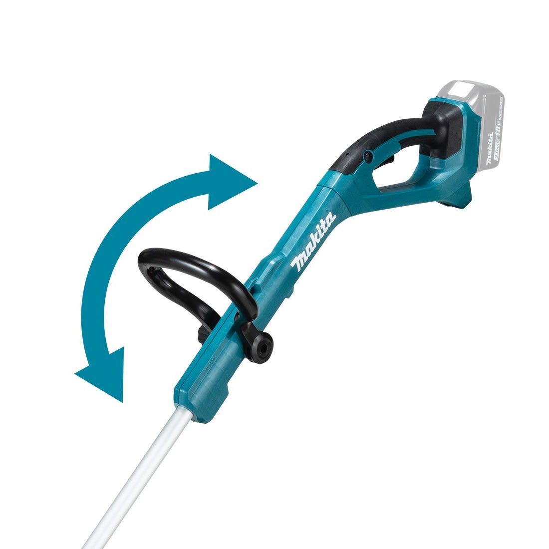 Makita DUR193RT 18V LXT Cordless 26cm Line Trimmer With 1 x 5.0Ah Battery & Charger