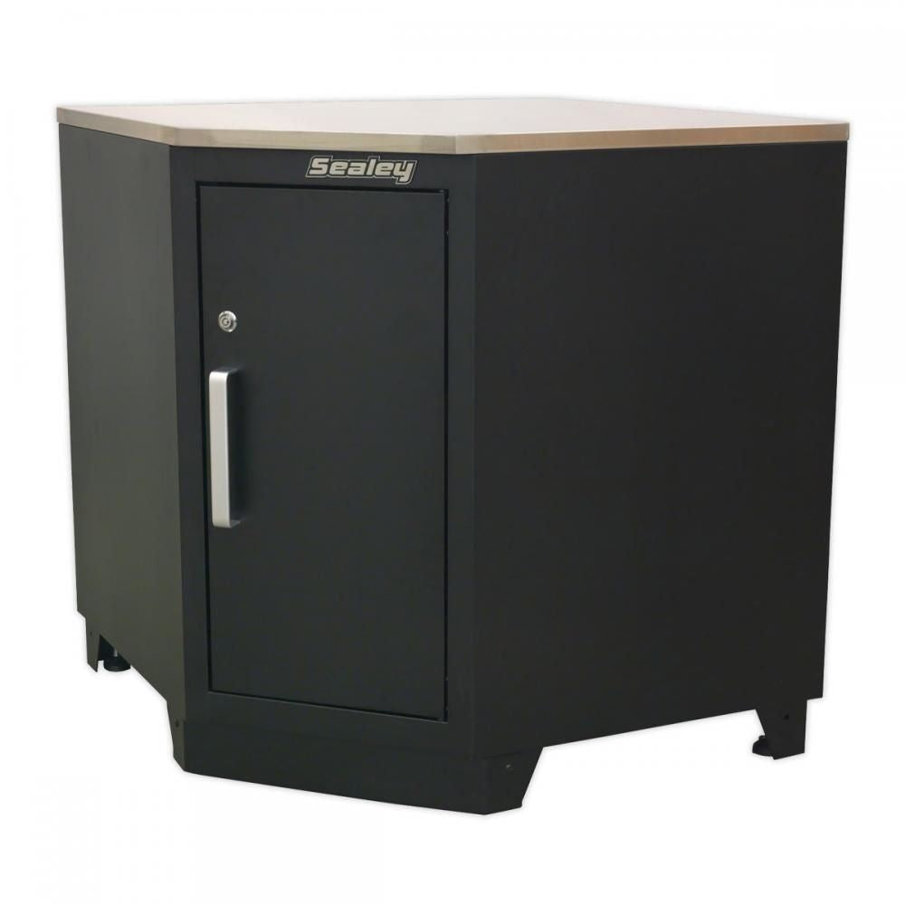 Sealey APMS19 Stainless Steel Corner Worktop 930mm