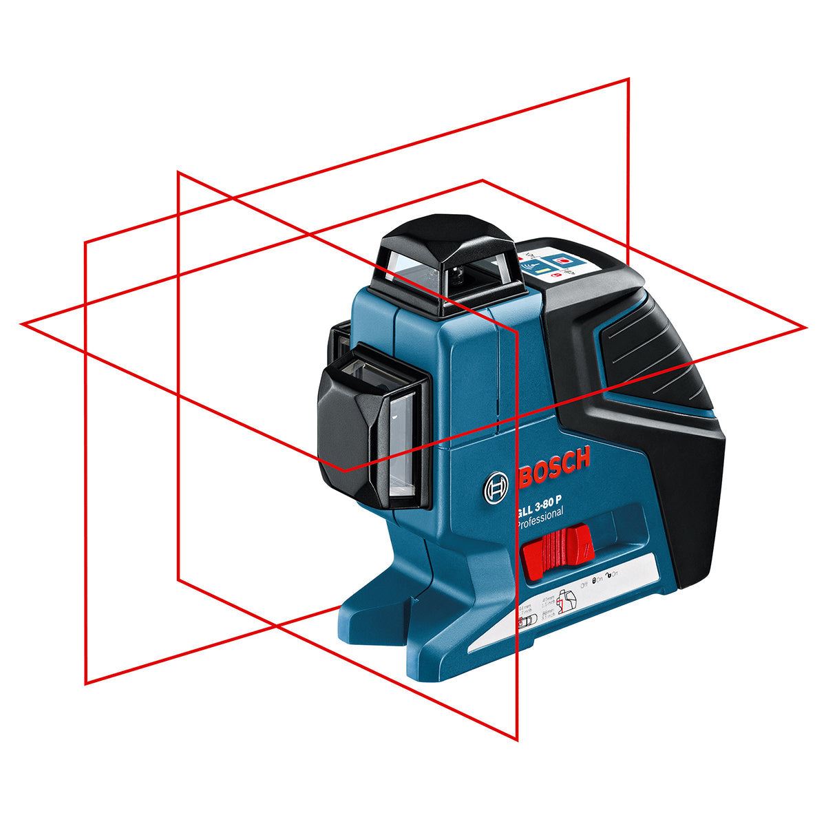 Bosch GLL 3-80 Professional 360° Line Laser Accurate Leveling Tool for Construction Projects 0601063S00