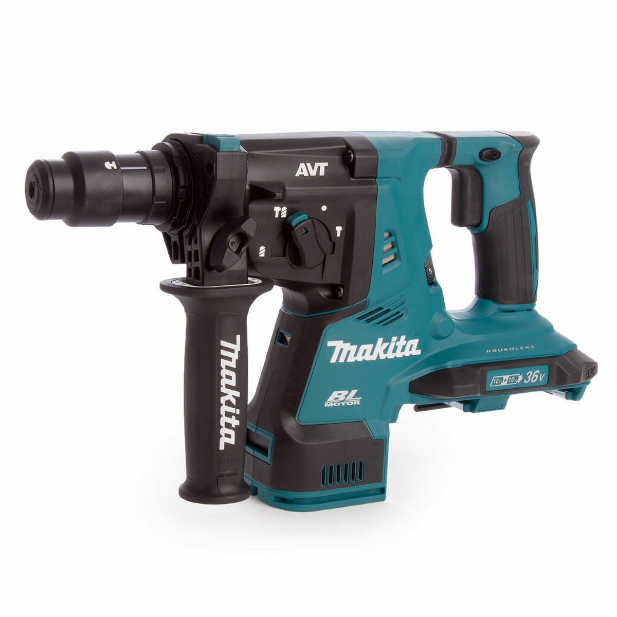 Makita DHR280ZJ 36V Brushless SDS+ Rotary Hammer Drill With 3 Piece Chisel