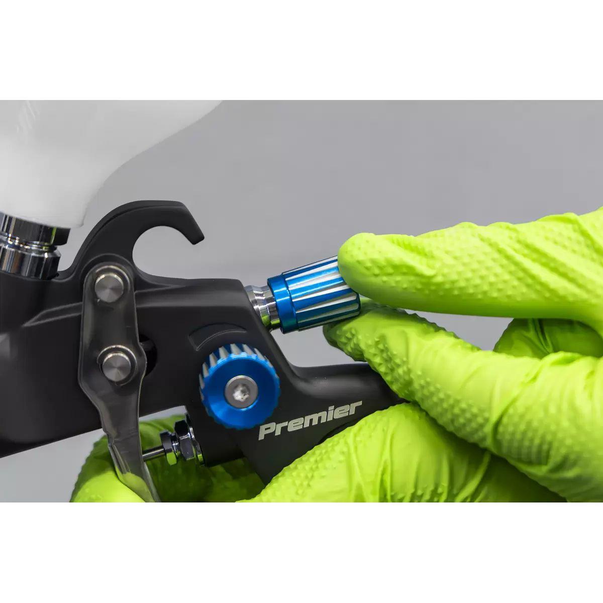 Sealey SP01 Premier Professional SP Gravity Feed Spray Gun 1.4mm Set-Up
