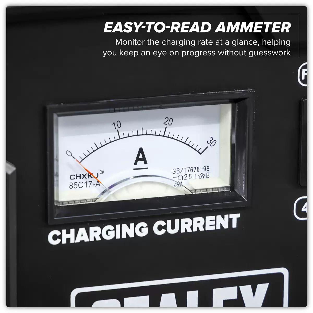 Sealey CHARGE124 28A 12/24V Battery Charger