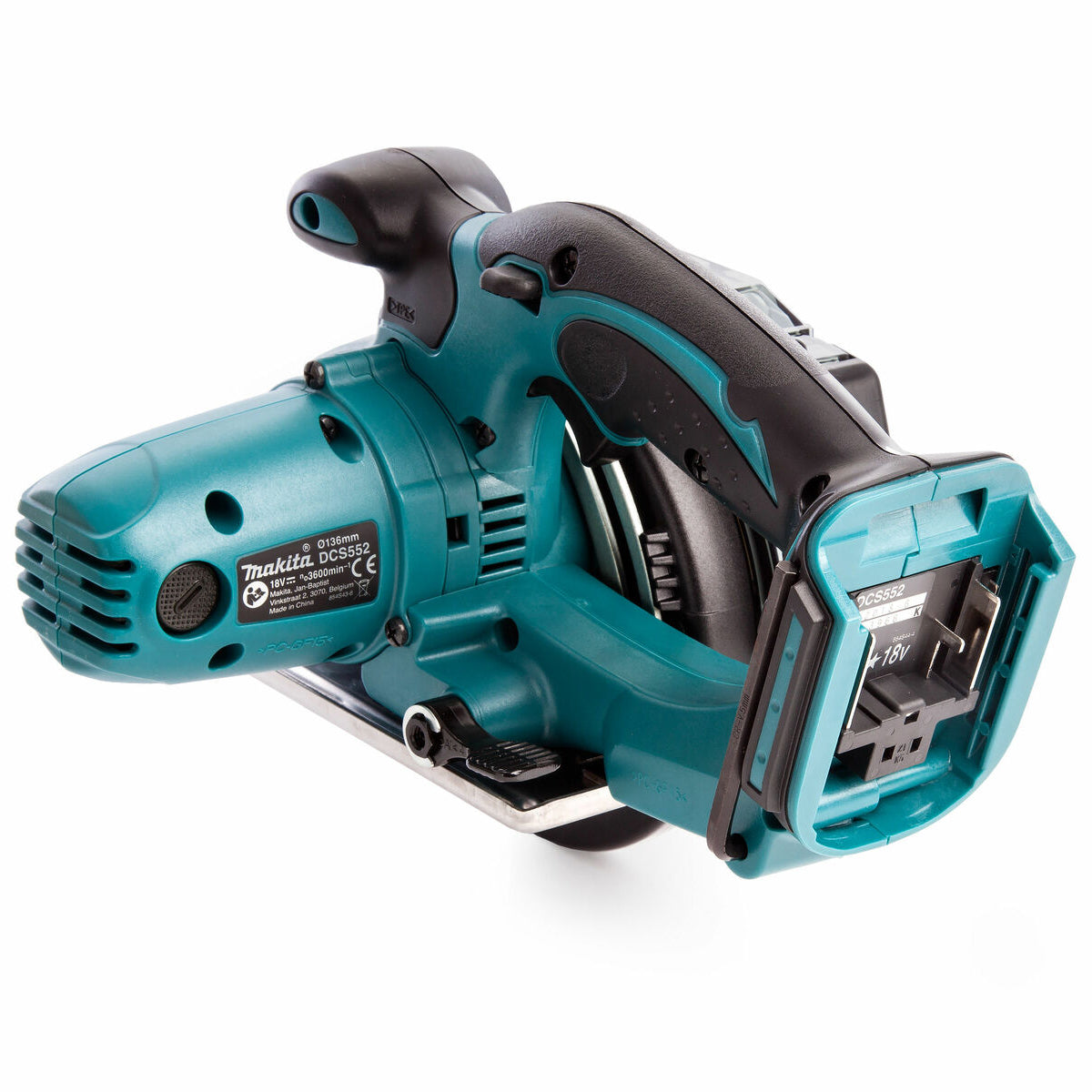 Makita DCS552Z 18V LXT Li-ion 136mm Cordless Metal Cut Saw With 1 x 5.0Ah Battery & Charger & Bag