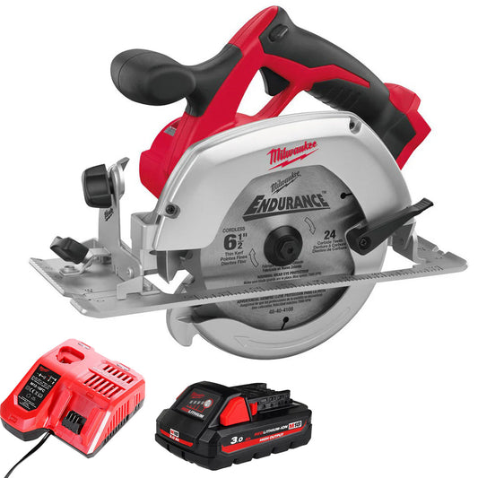 Milwaukee M18HD18CS-0 18V 165mm Circular Saw with 1 x 3.0Ah Battery & Charger