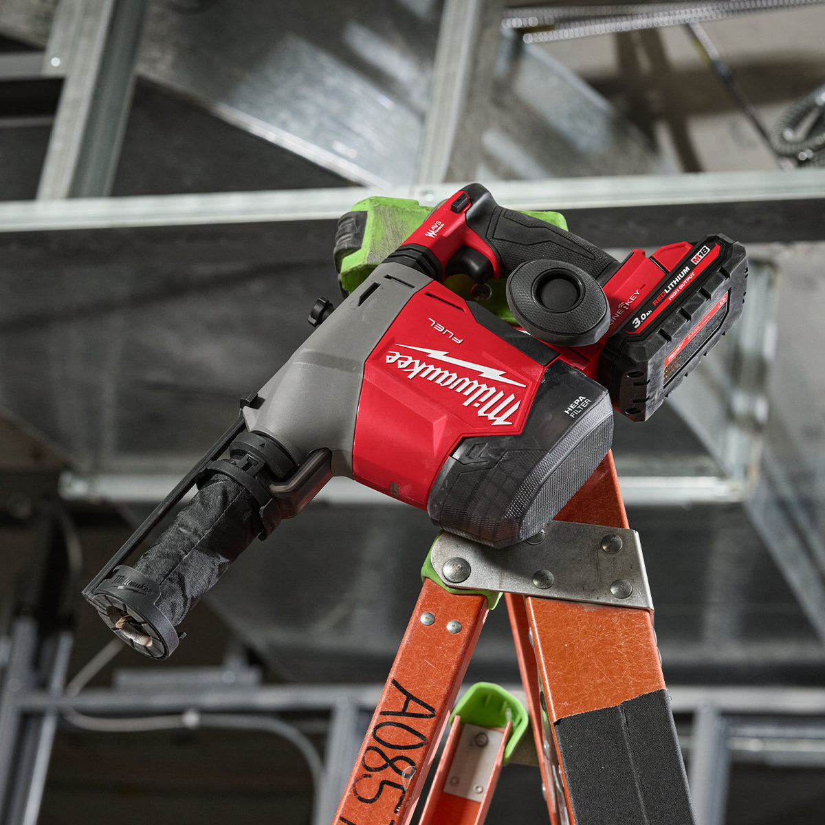 Milwaukee M18FHAFOH16-0X 18V Brushless SDS+ Hammer Drill with 1 x 12.0Ah Battery Charger & Case