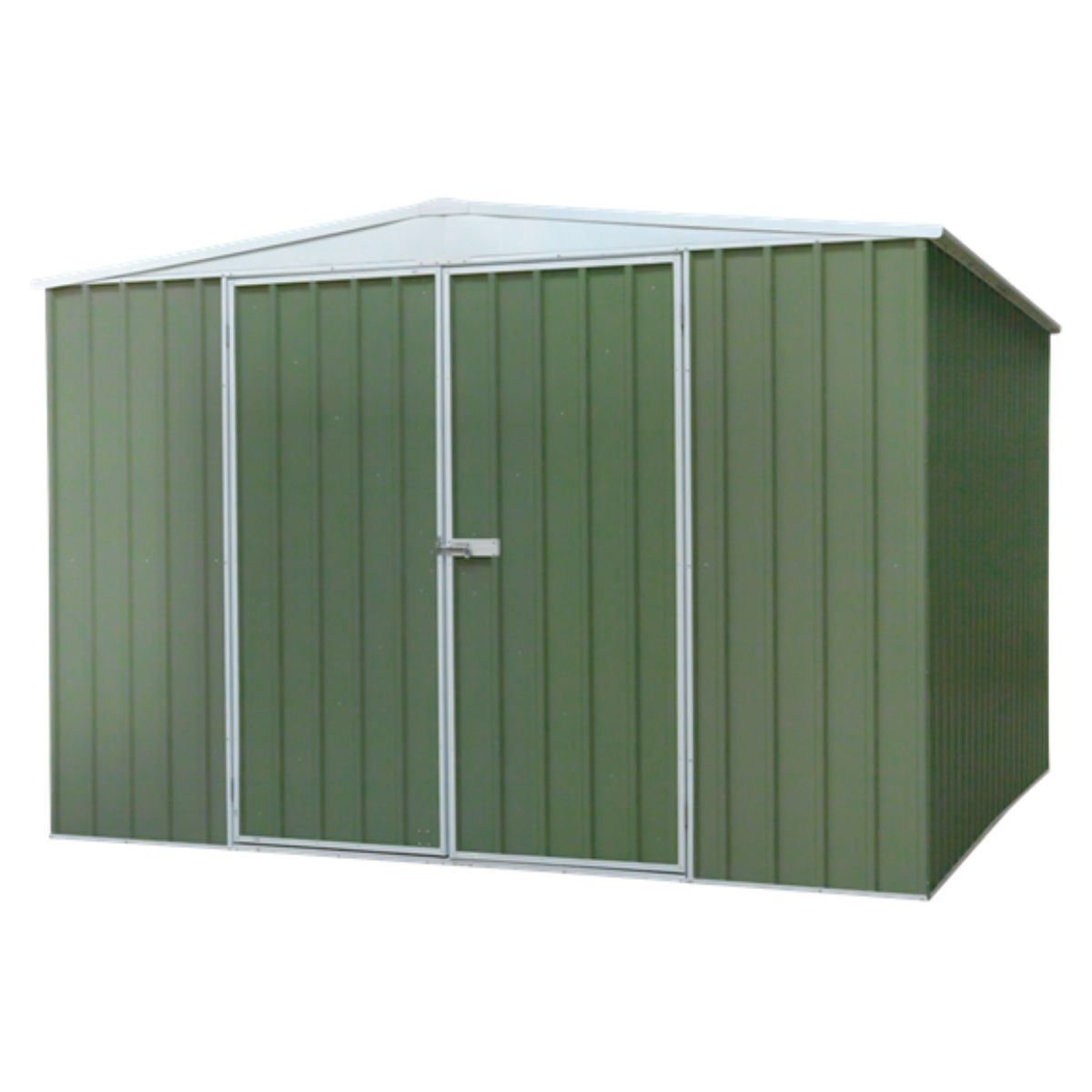 Sealey DG116 Dellonda Galvanised Steel Metal Garden Shed -Green