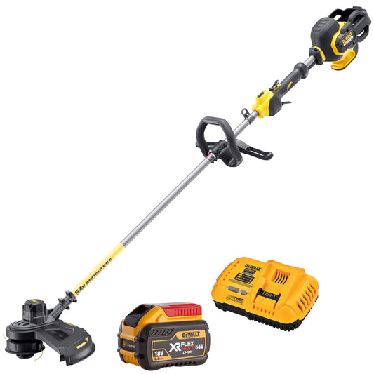 Dewalt DCM571N-XJ 54V Flexvolt Brushless Trimmer Cutter with 1 x 9.0Ah Battery & Charger