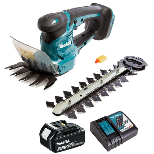 Makita DUM111ZX 18V 110mm Grass Shear with 1 x 5.0Ah Battery & Charger