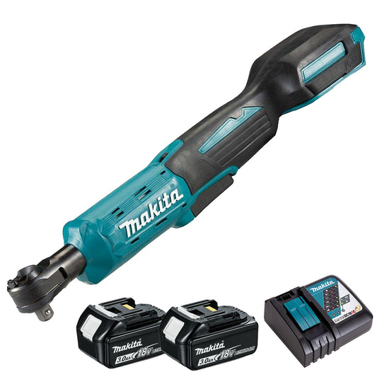 Makita DWR180Z 18V Ratchet Wrench with 2 x 3.0Ah Battery & Charger