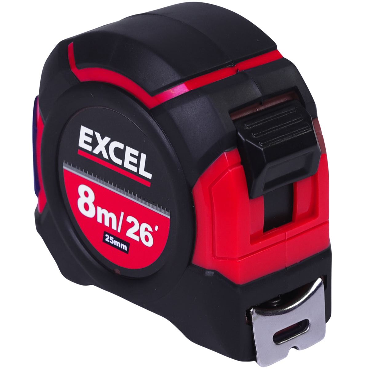 Excel Tape Measure 8m/26ft CR-8G79X Pack of 10