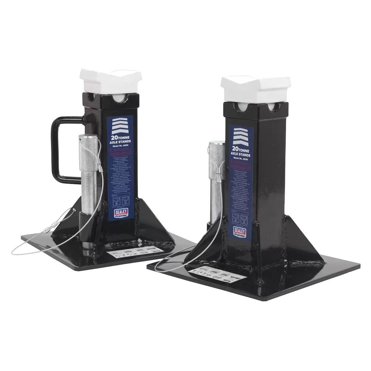 Sealey AS20 Axle Stands 20 Tonne (Pair)