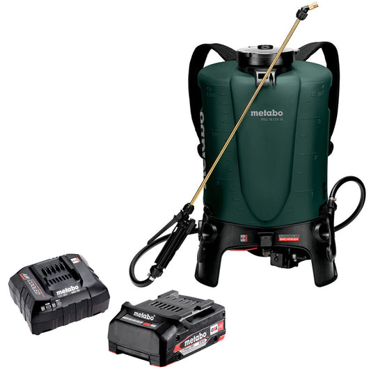 Metabo RSG 18 LTX 15 18V 15L Back Pack Sprayer with 1 x 2.0Ah Battery & Charger