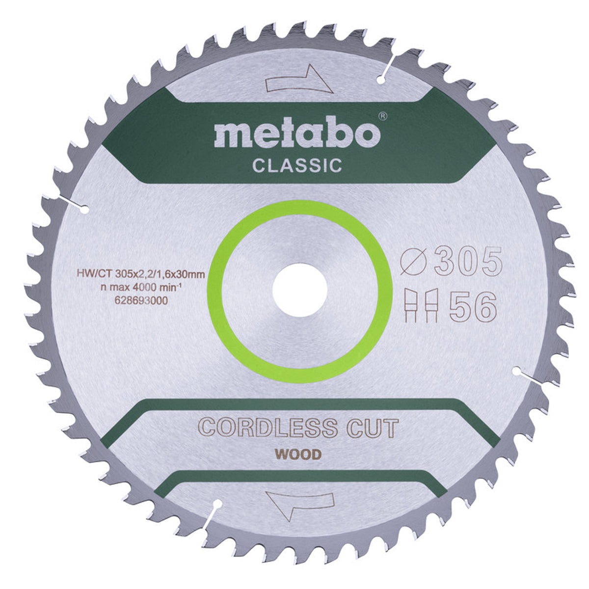 Metabo 305mm Circular Saw Blade 56T 628693000