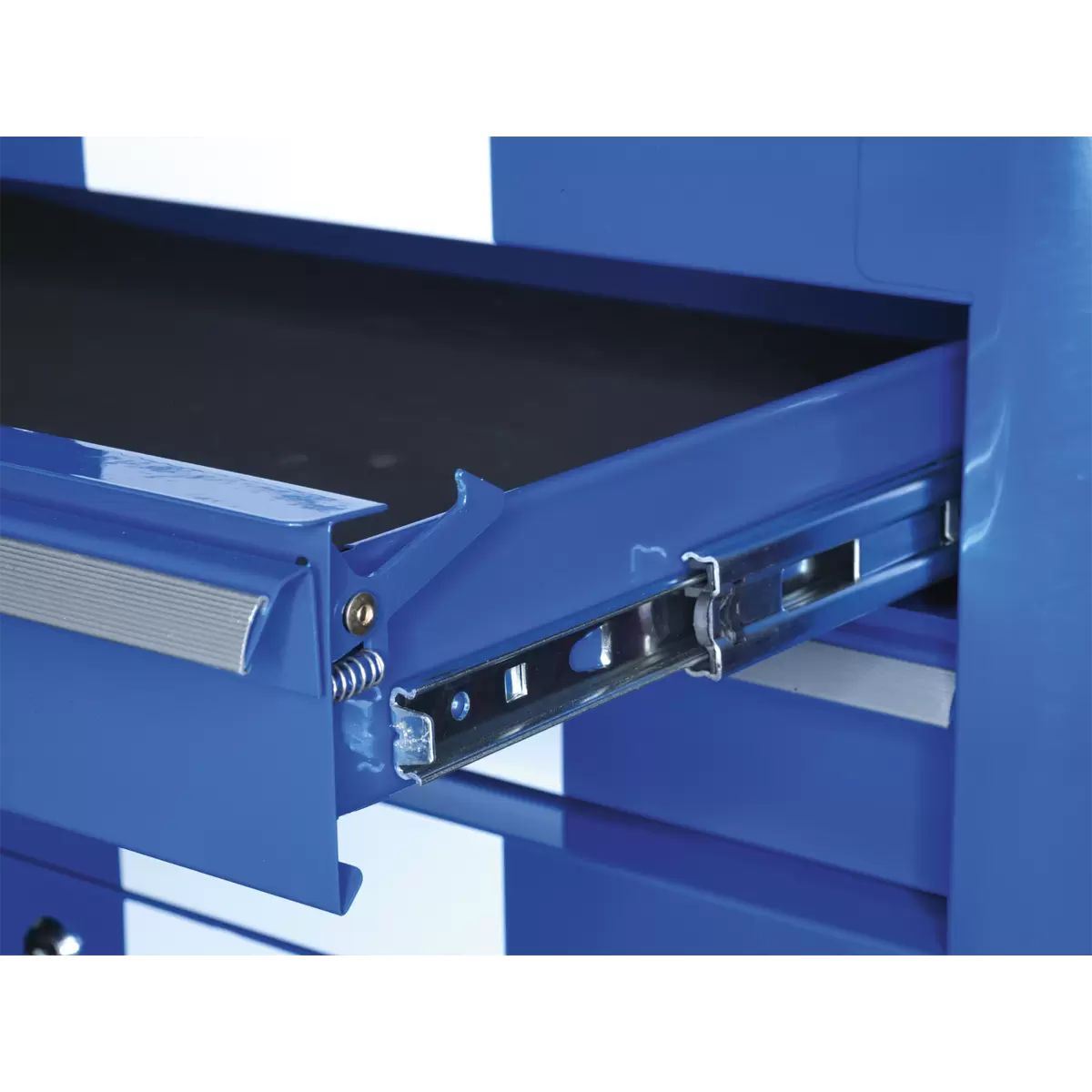 Sealey AP41COMBOBWS 10 Drawer Retro Style Wide Topchest & Rollcab Combination Blue/White Stripes