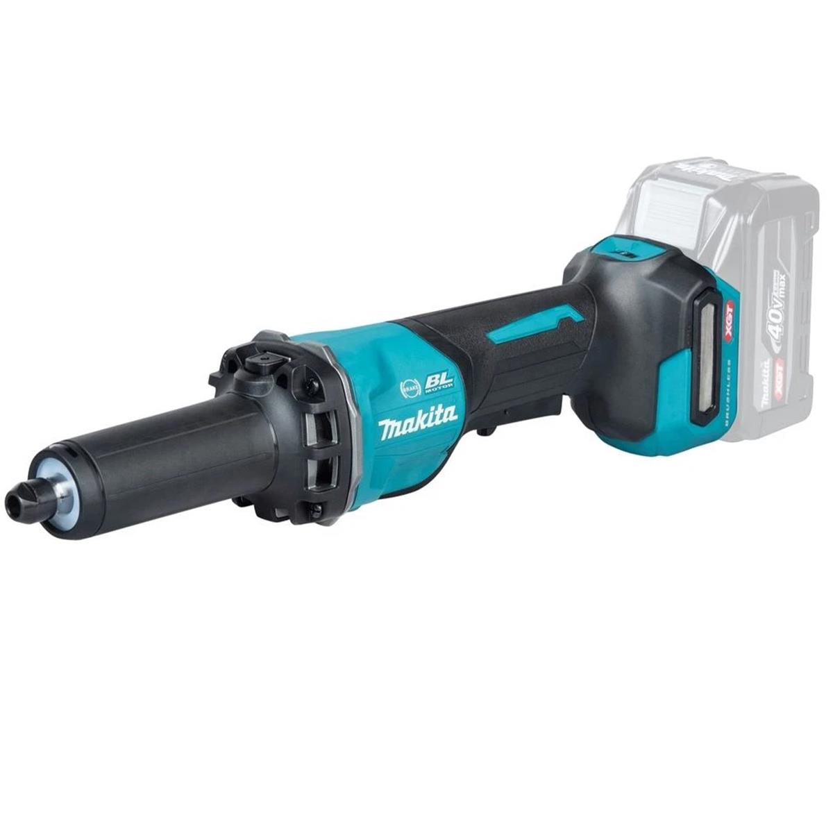Makita GD002GZ01 40V Max XGT Brushless Die Grinder with 1 x 5.0Ah Battery Charger & Case