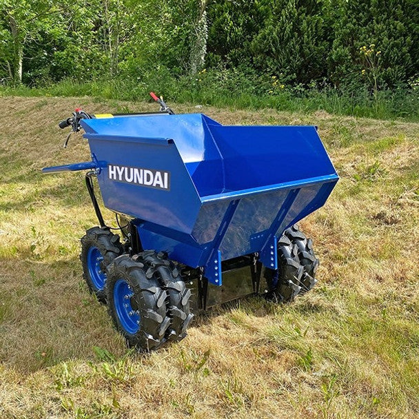 Hyundai HYMD500 4 x 4 Drive Mini Dumper Power Barrow 196cc Engine, 500kg Capacity & Compact & Reliable