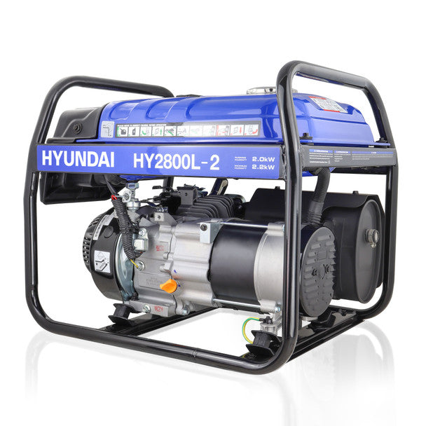 Hyundai Petrol Generator 2.2kW / 2.75kVa HY2800L-2