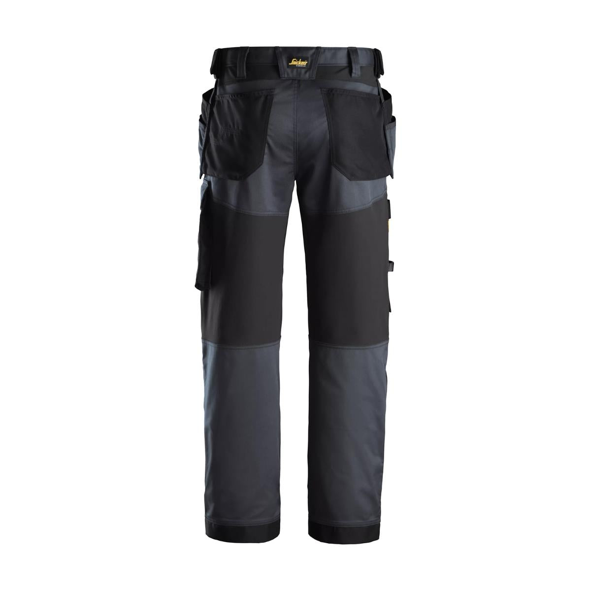Snickers AllroundWork Stretch Loose Fit Trousers with Holster Pockets Steel Grey - 32