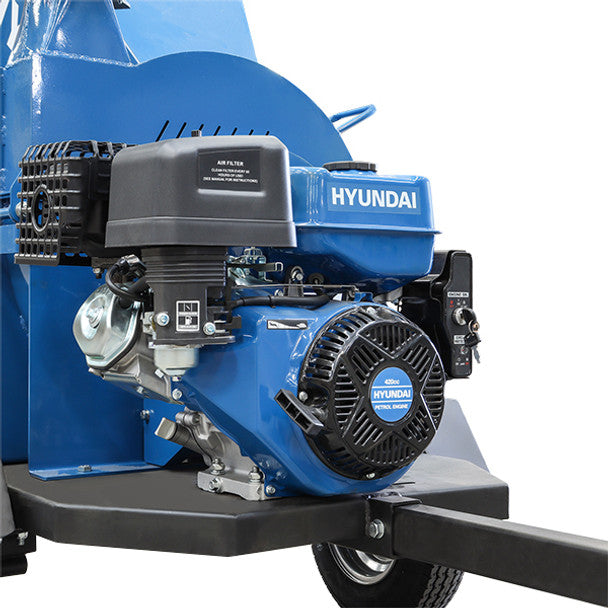 Hyundai HYCH15100TE 20cc Petrol Garden Wood Chipper with Electric-Start Engine