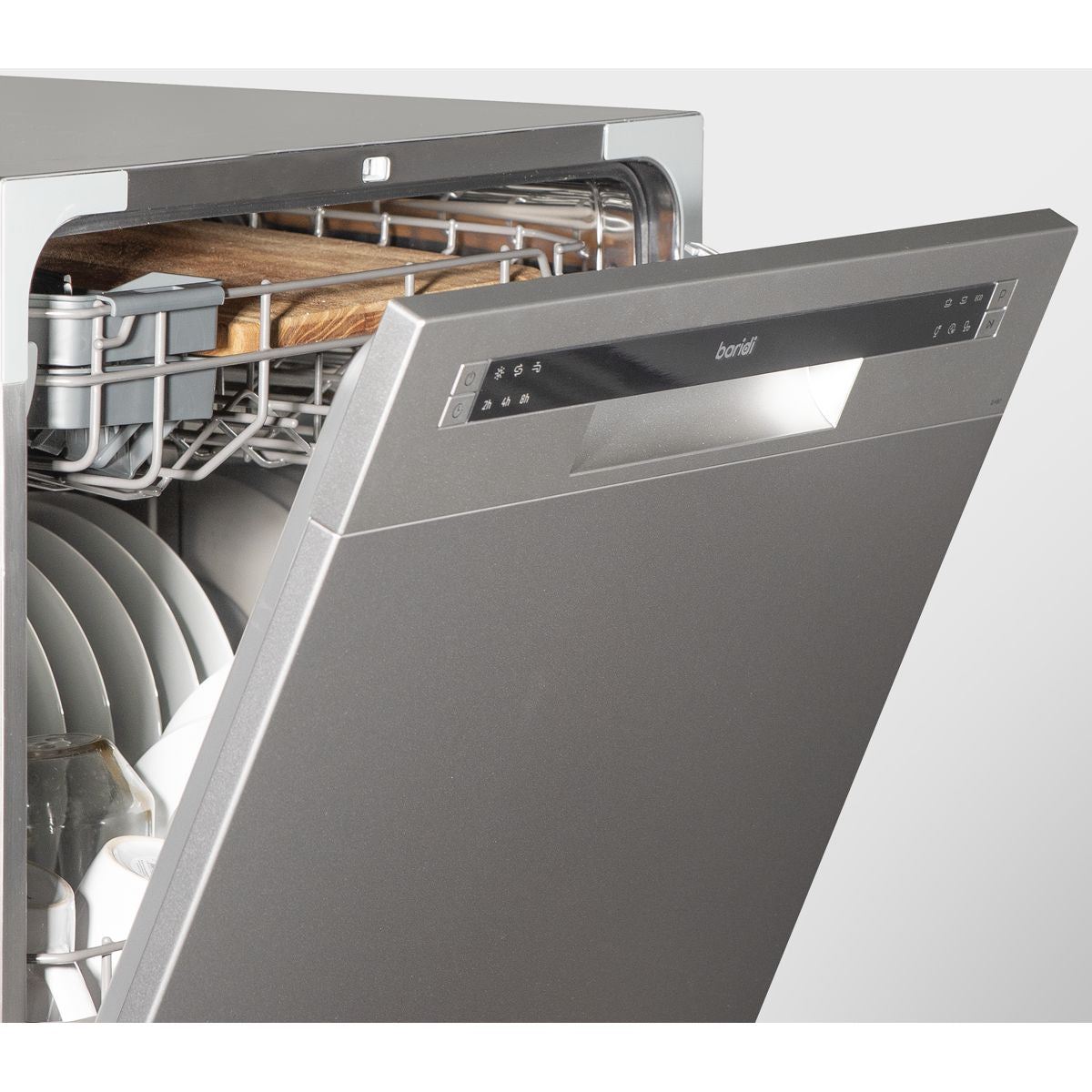 Sealey DH87 Baridi Tabletop Dishwasher 8 Place Settings 8L Capacity Silver 230V/1500W