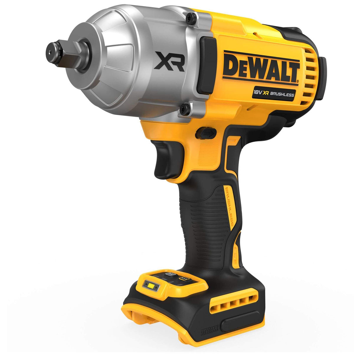 Dewalt DCF900N 18V XR Brushless 1/2” High Torque Impact Wrench Hog Ring with 1 x 4.0Ah Battery Charger & Bag