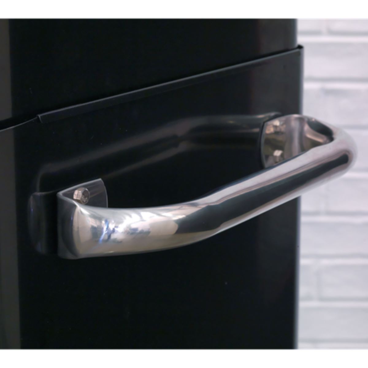 Sealey AP28COMBO2BR 10 Drawer Retro Style Rollcab Black and Red