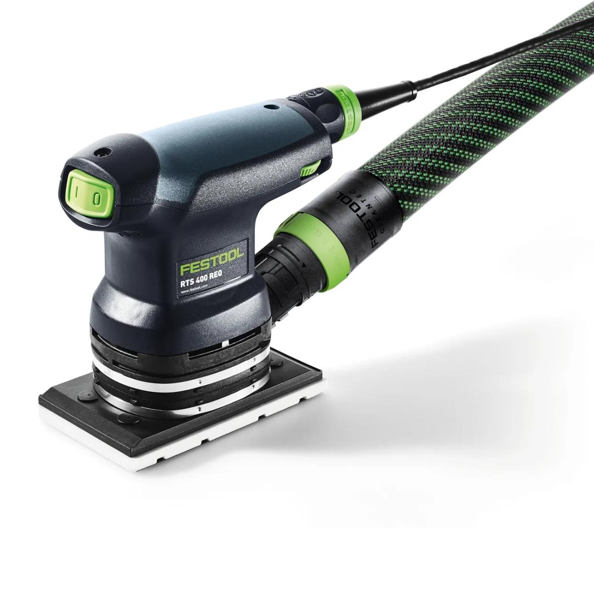 Festool RTS 400 REQ-Plus 230V RUTSCHER Orbital Sander with Light Module & Case 578927
